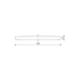 Norgips gipszkarton normál GKB 1200x2000mm 2,4m2 9,5mm 84db/rk