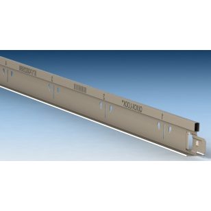   Kazettás álmennyezet fotartó T24 x 38 x 3700mm fehér 74m/doboz 20db/dob.