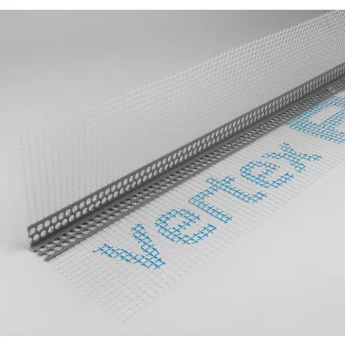 PVC Hálós élvédő VERTEX 10+10 cm üvegszövet hálóval 2,5m 50db/doboz