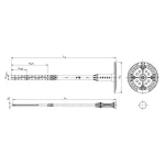 Dűbel műanyag szeggel FIX-PA 10x100mm 100db/doboz