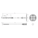 Dűbel fém szeggel FIX-M 10x260mm 100db/doboz