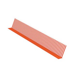   Műanyag lezárófésu 60x1m téglavörös 20db / 200 db/doboz