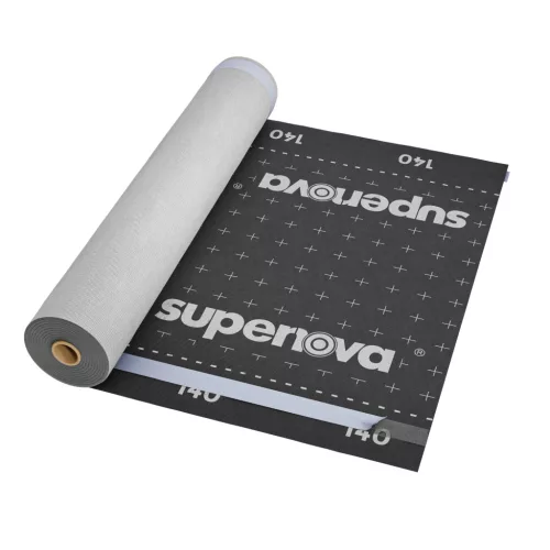 SUPERNOVA páraáteresztő tetőfólia SK2 ragasztóval 140g/m2 75 m2/tek
